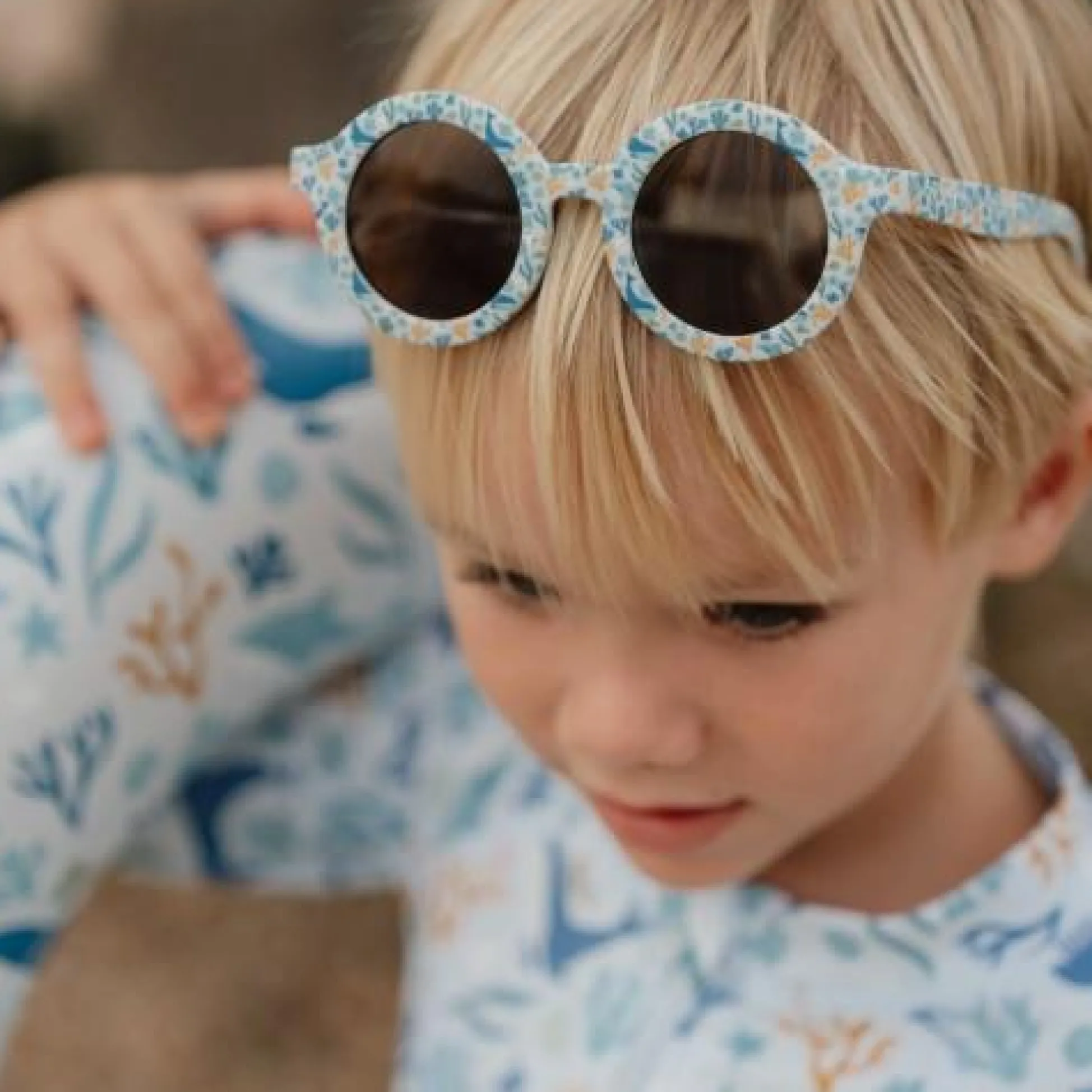 Children's sunglasses Round Ocean Dreams Blue
