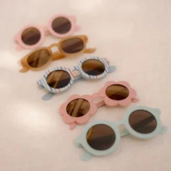 Children's Sunglasses Round Stripe