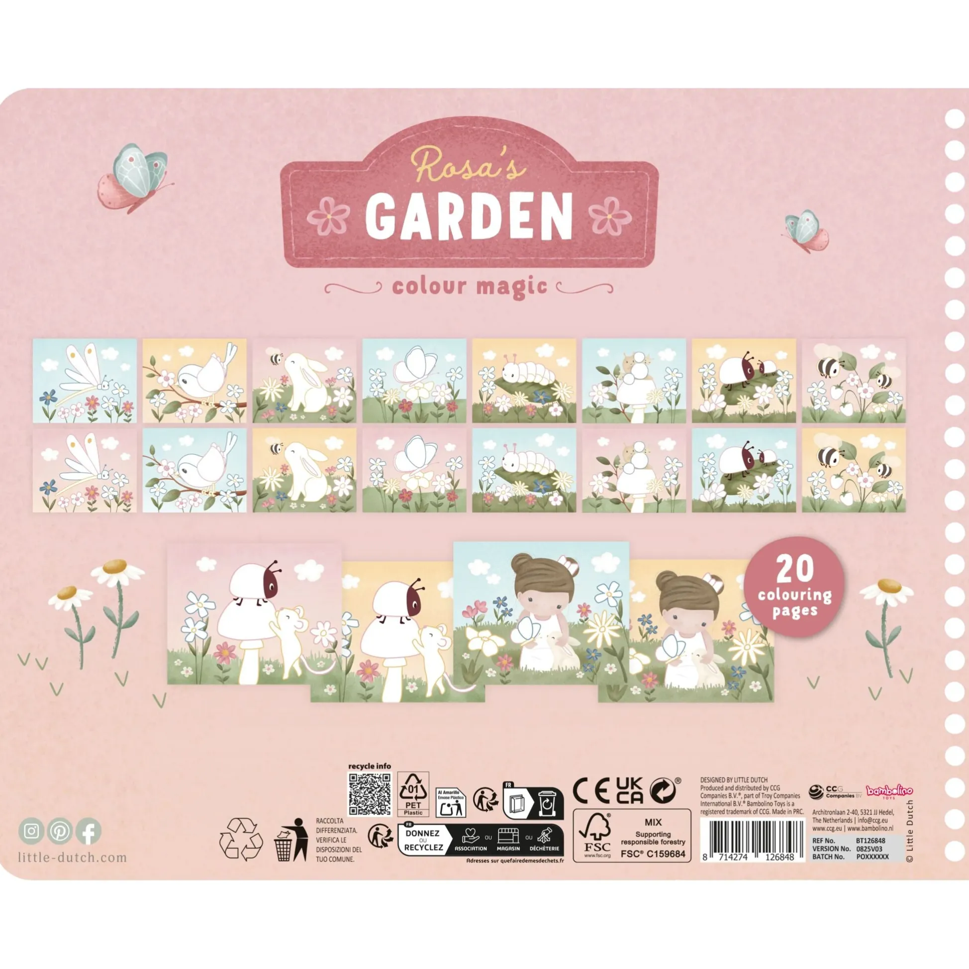 Coloring Book - Essentials - Rosa