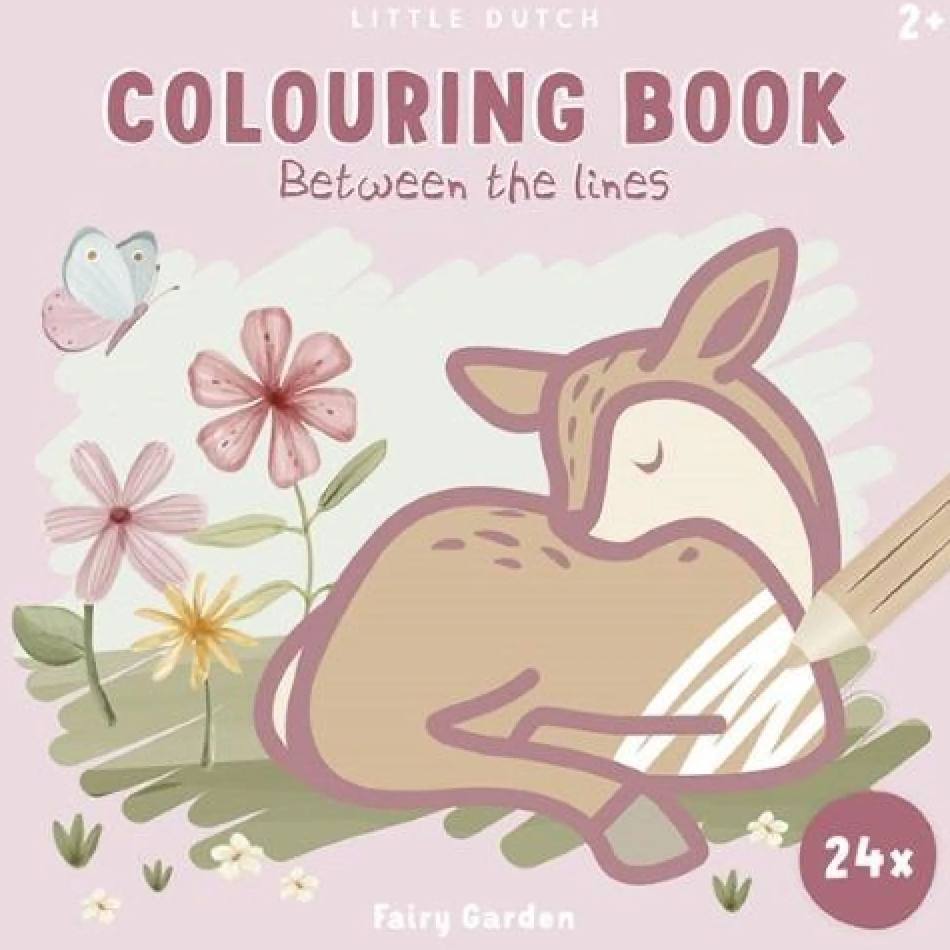 Coloring Book - Pink - Fairy Garden