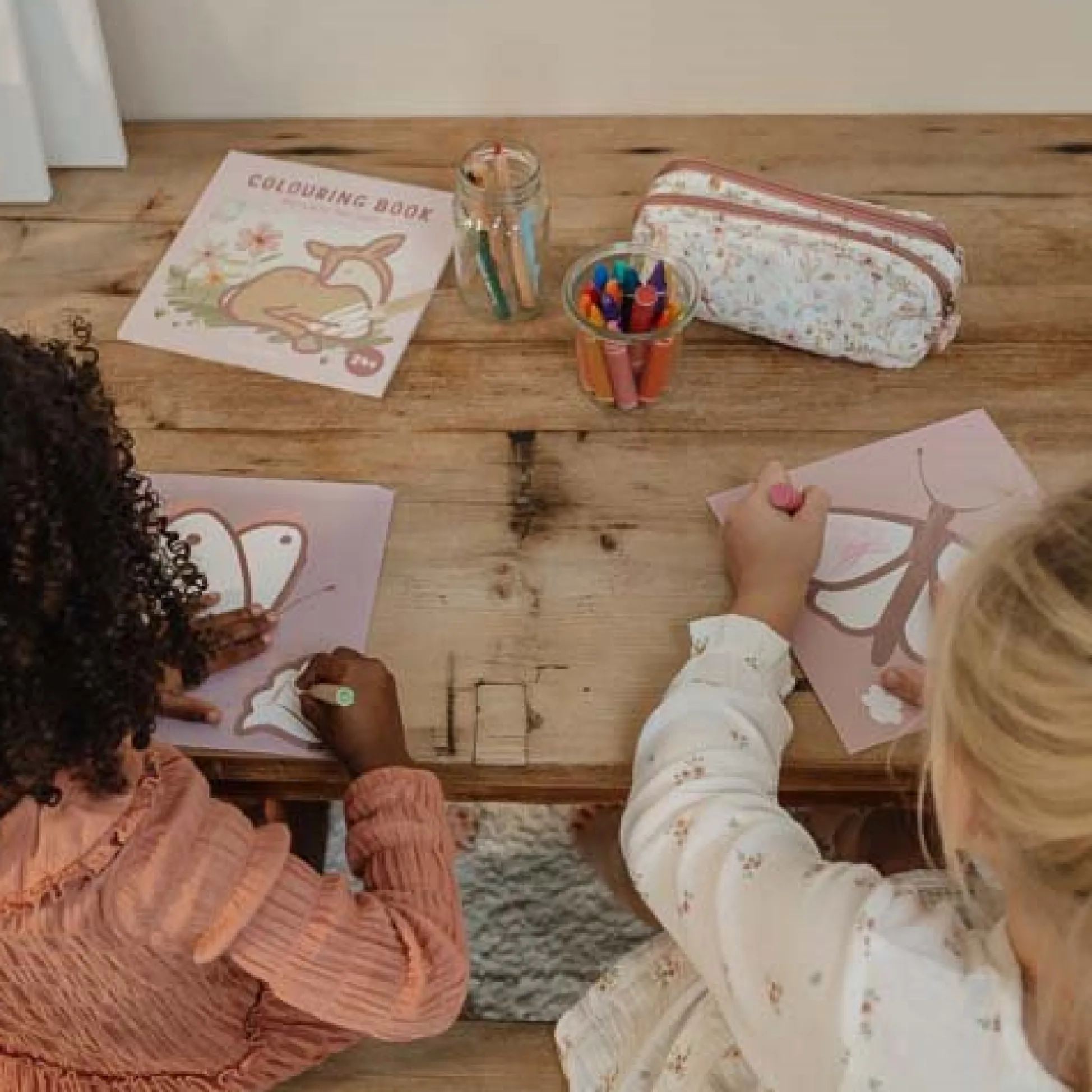 Coloring Book - Pink - Fairy Garden