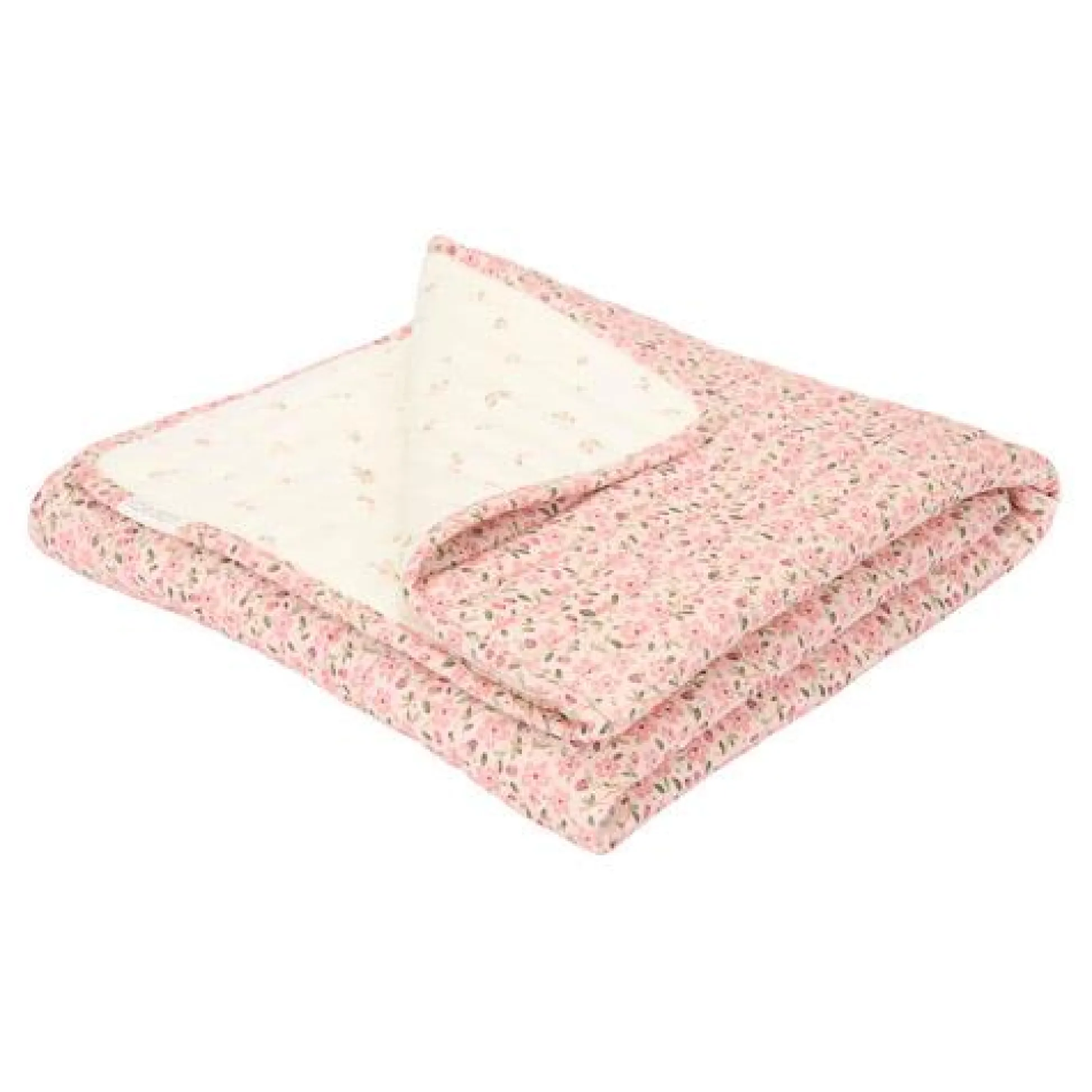 Cot blanket - Pink - Fairy Garden - Fairy Floral