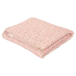 Cot blanket - Pink - Fairy Garden - Fairy Floral