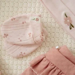 Crab mittens - Pink - Size one size - Fairy Garden - Fairy Flowers