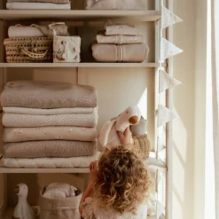 Cradle blanket - Beige - Essentials