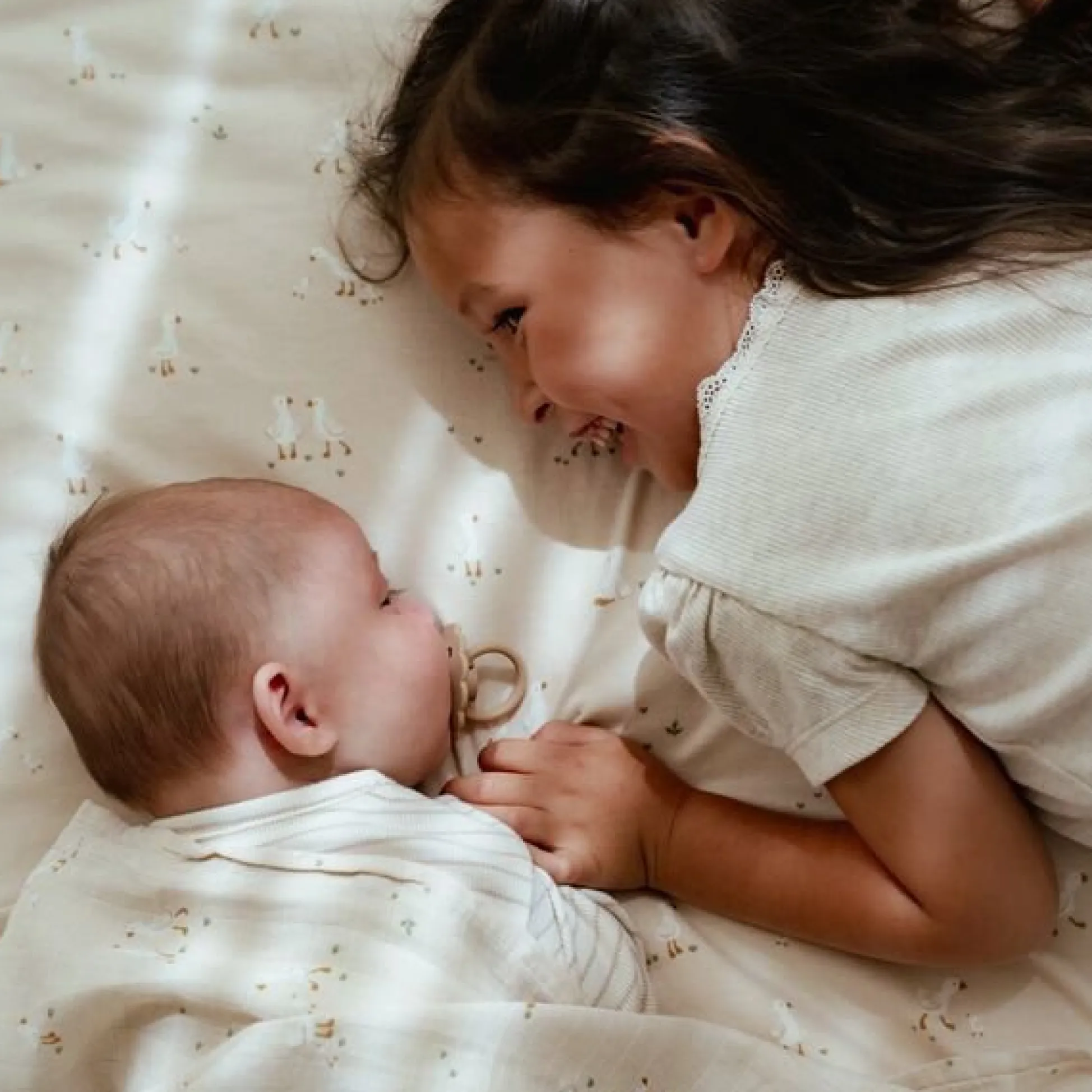 Cradle blanket - Beige - Newborn Naturals - Little Goose