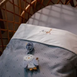 Cradle blanket - Blue - Essentials