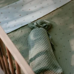 Cradle blanket - Green - Essentials