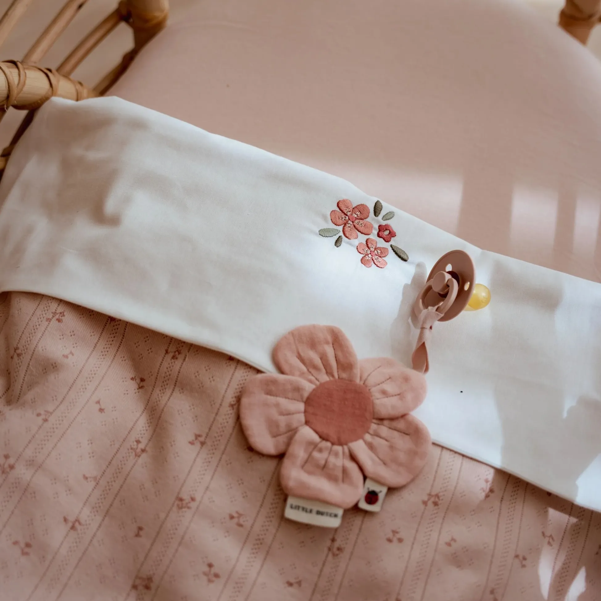 Cradle blanket - Pink - Essentials