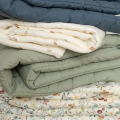 Cradle blanket - White - Forest Friends - Forest Treasures