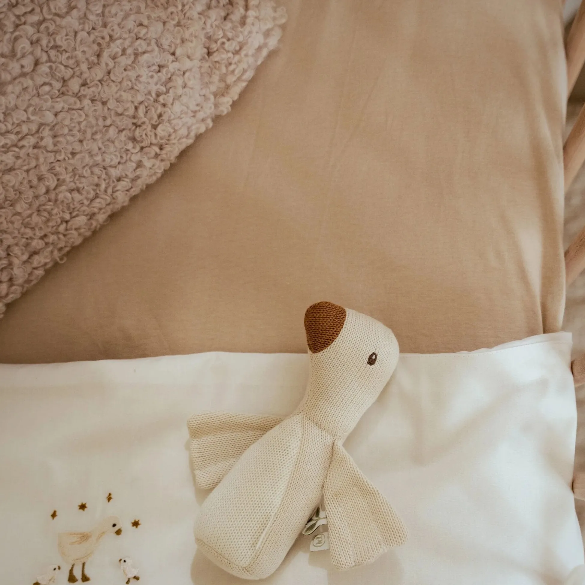 Cradle fitted sheet - Beige - Essentials