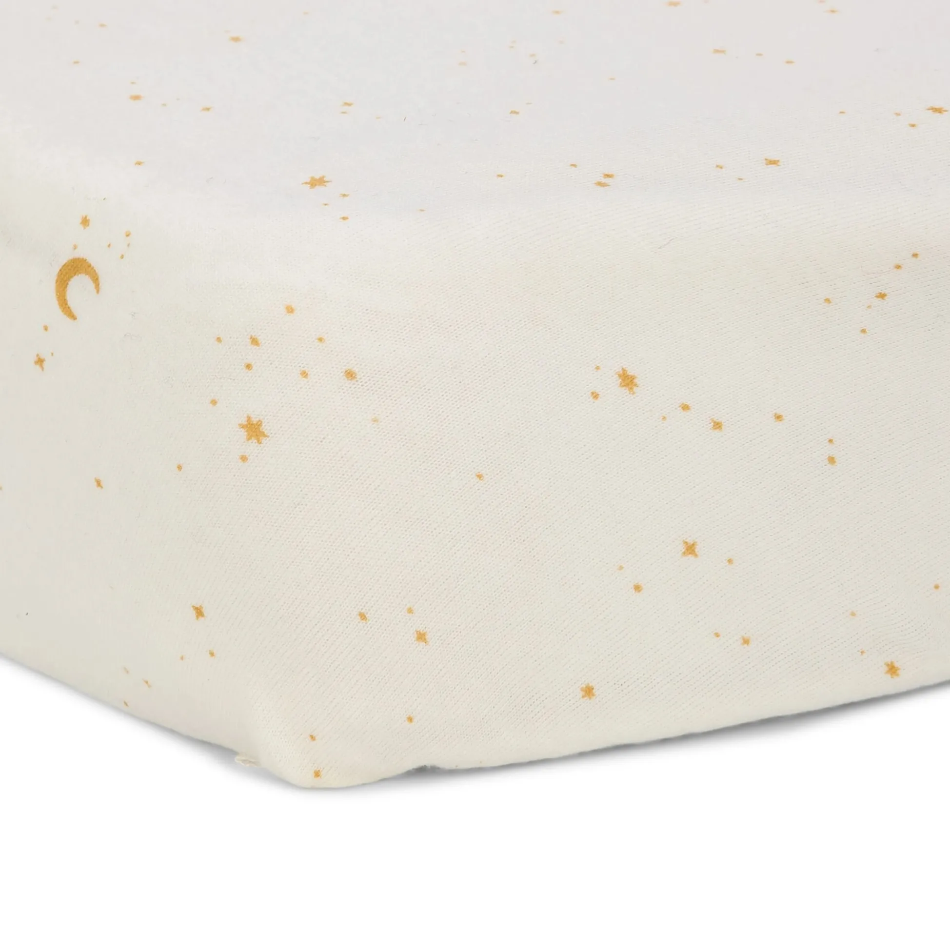Cradle fitted sheet - White - Newborn Naturals - Little Goose