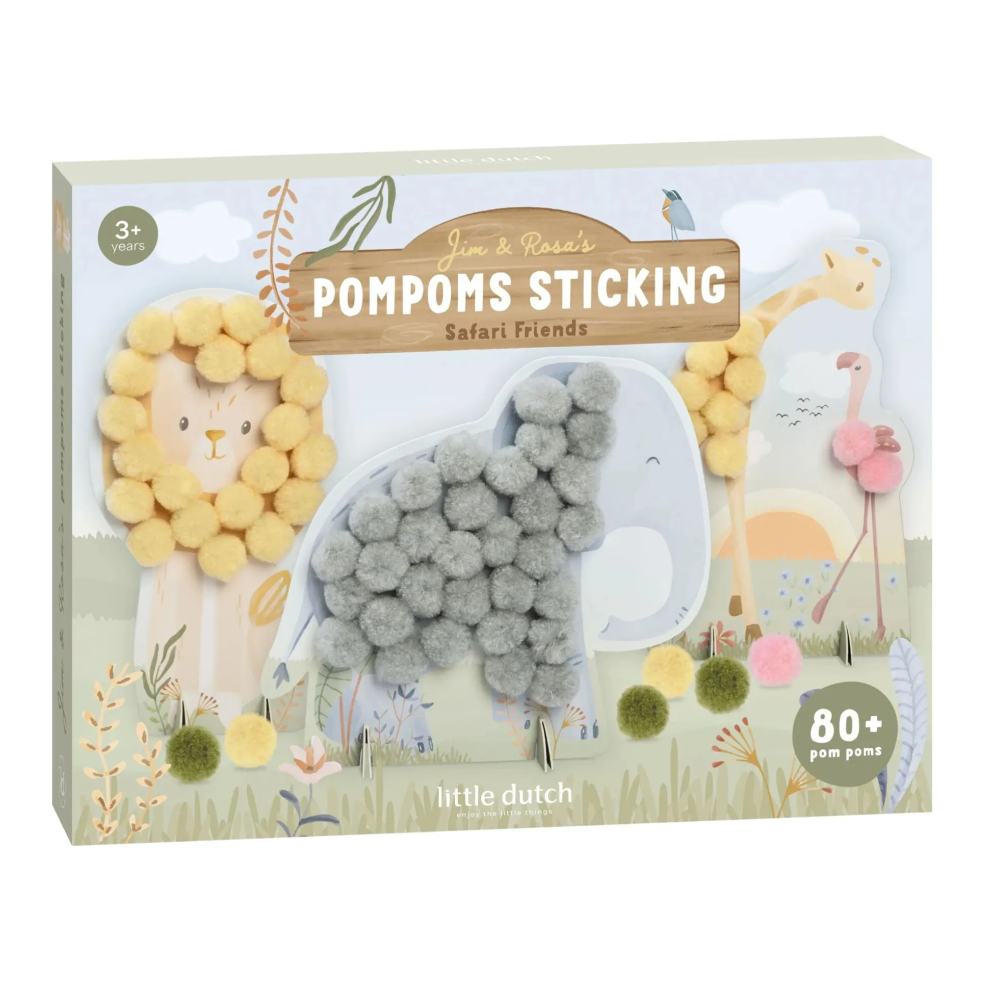 Craft set pompoms
