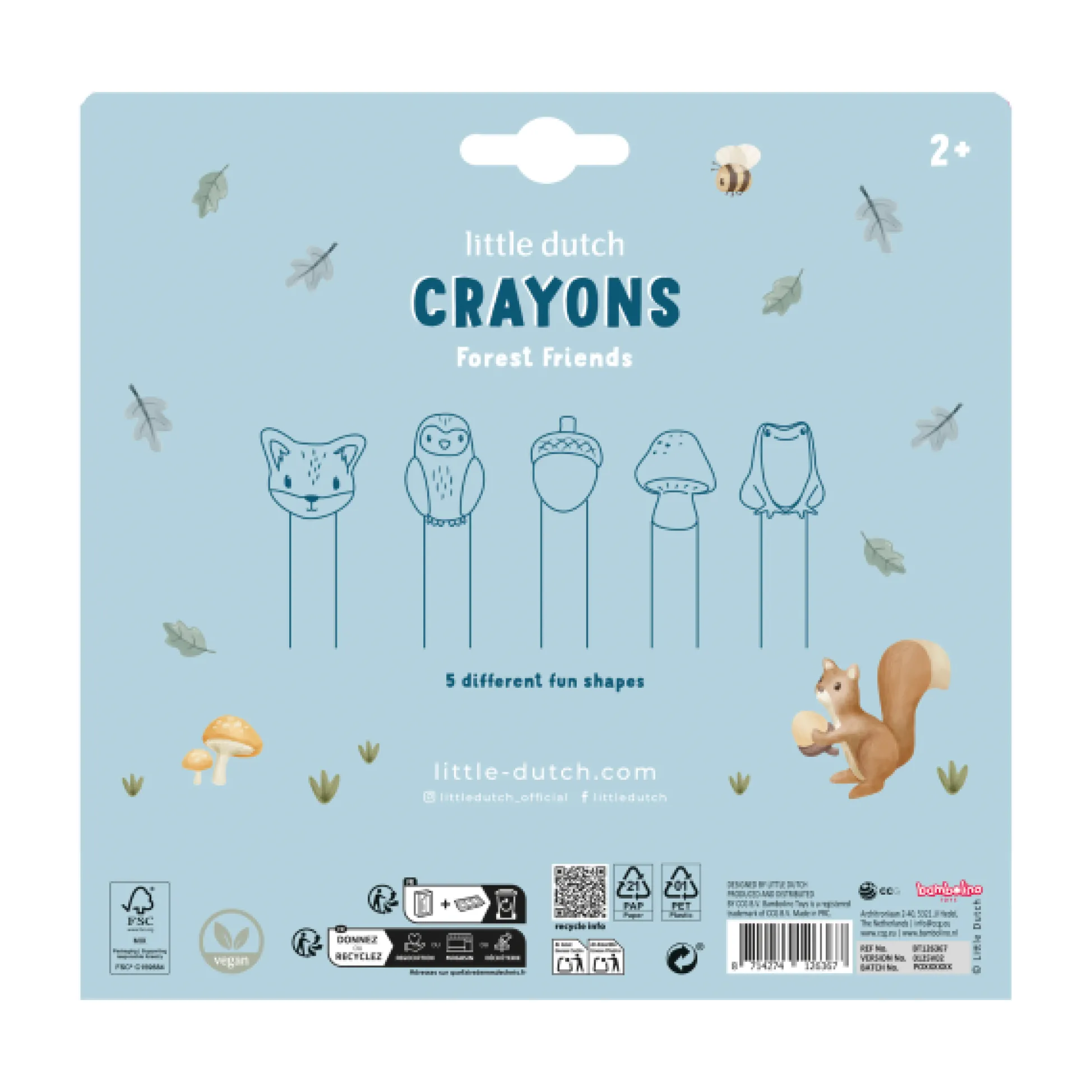 Crayons Forest Friends