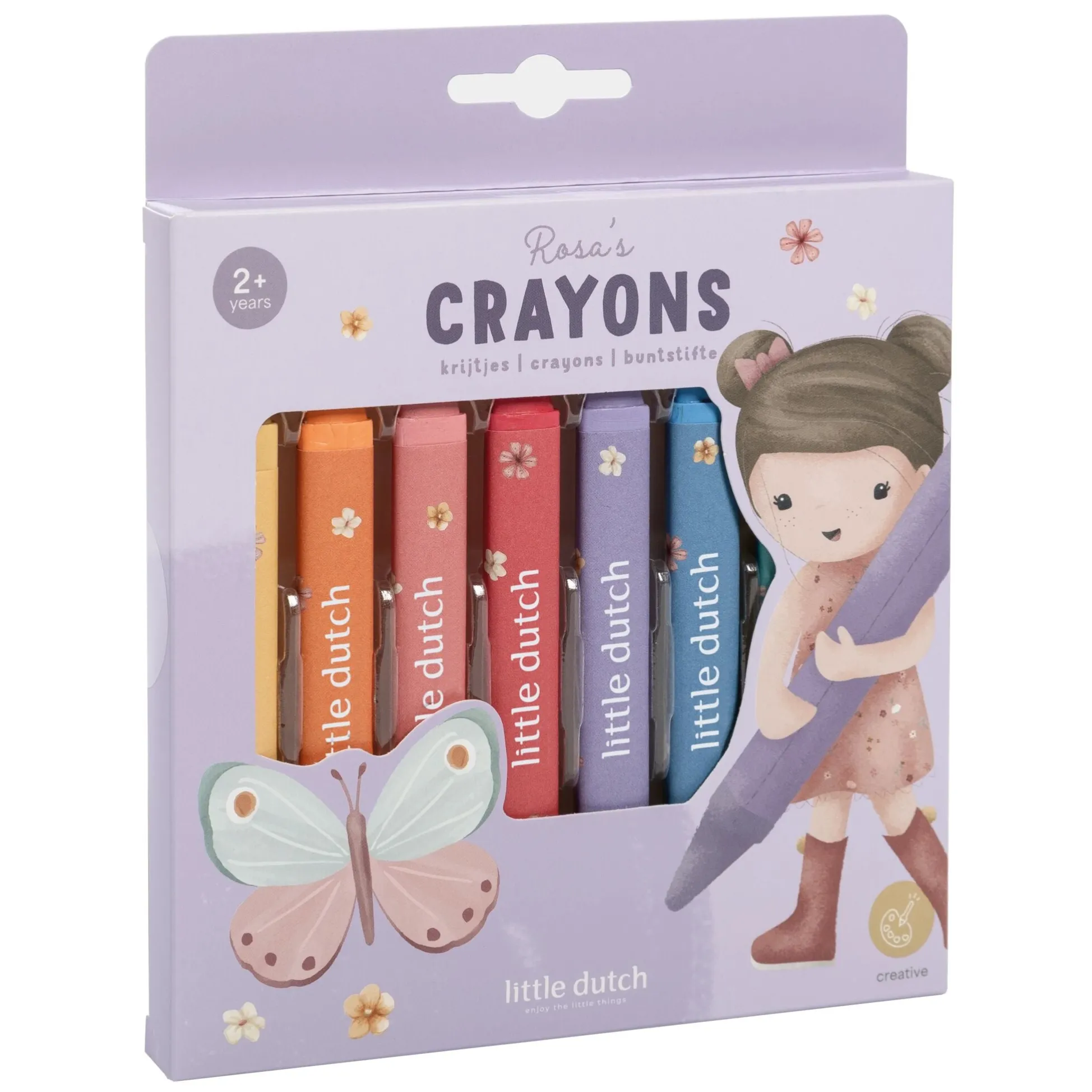 Crayons - Multicolored - Essentials - Rosa