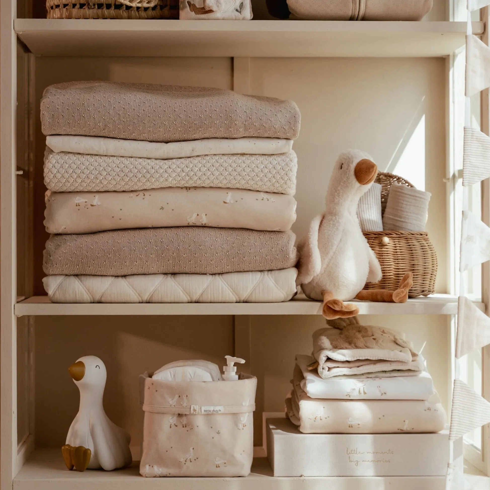 Crib blanket - Beige - Newborn Naturals - Little Goose