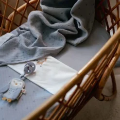 Crib blanket - Blue - Essentials