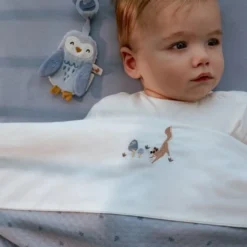 Crib blanket - Blue - Essentials
