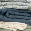 Crib blanket - Blue - Forest Friends
