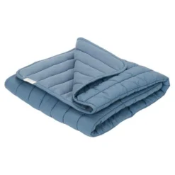 Crib blanket - Blue - Forest Friends