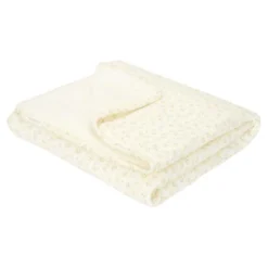 Crib blanket - Green - Essentials - Blueberry Leaves