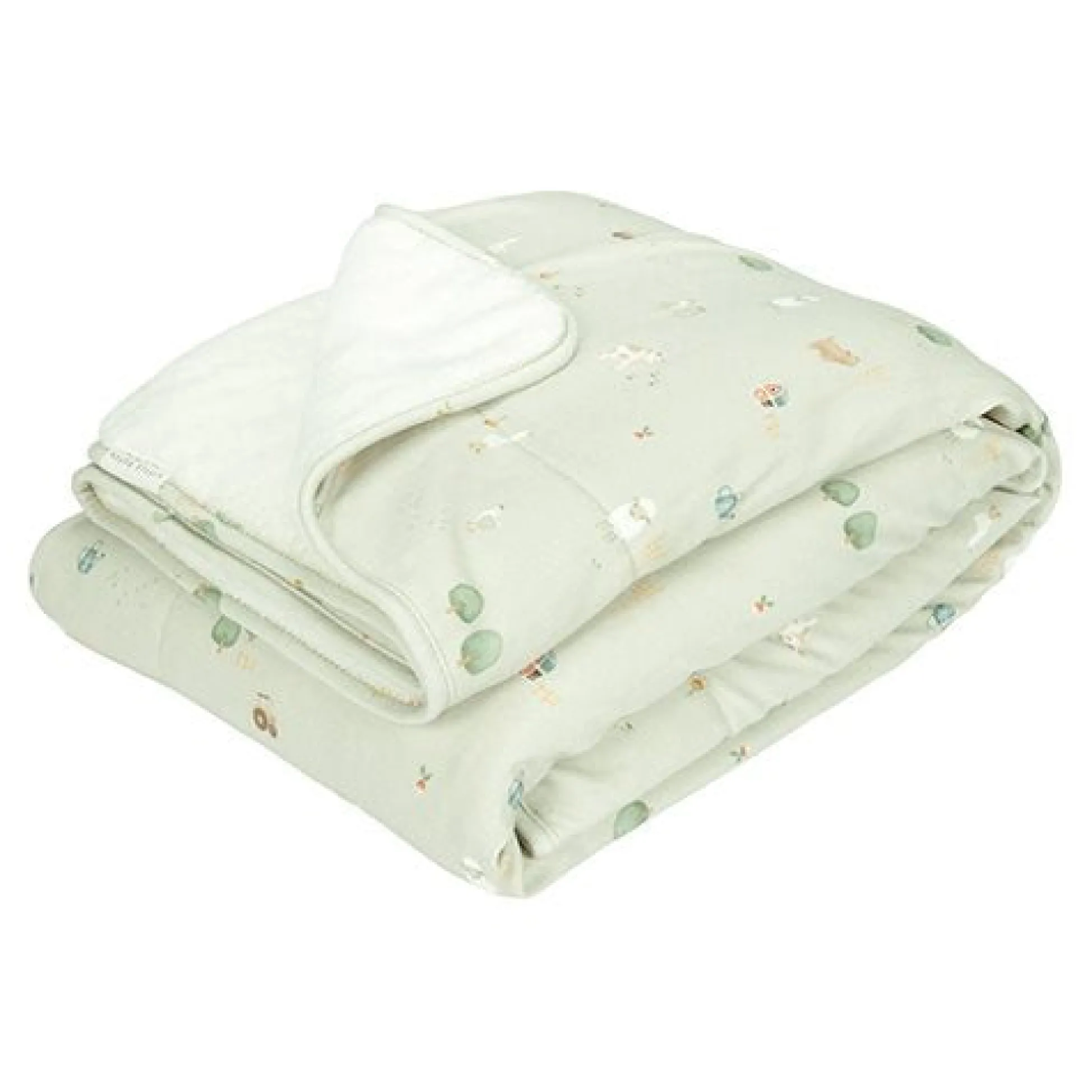 Crib blanket - Green - Little Farm