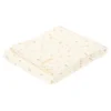 Crib blanket - White - Fairy Garden - Fairy Blossom