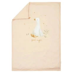 Crib duvet cover - Beige - Newborn Naturals - Little Goose