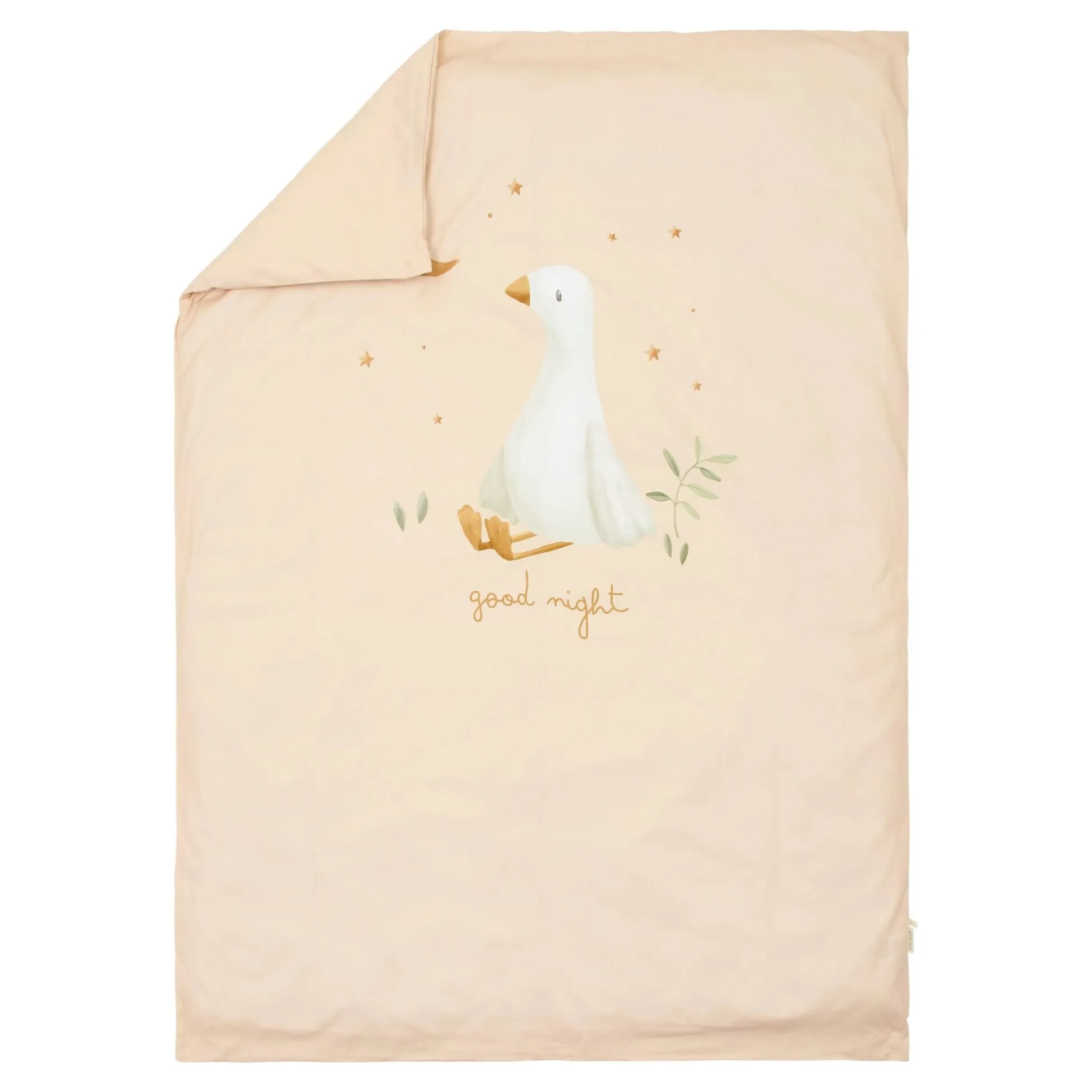 Crib duvet cover - Beige - Newborn Naturals - Little Goose