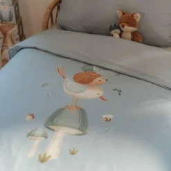 Crib Duvet Cover - Blue - Forest Friends