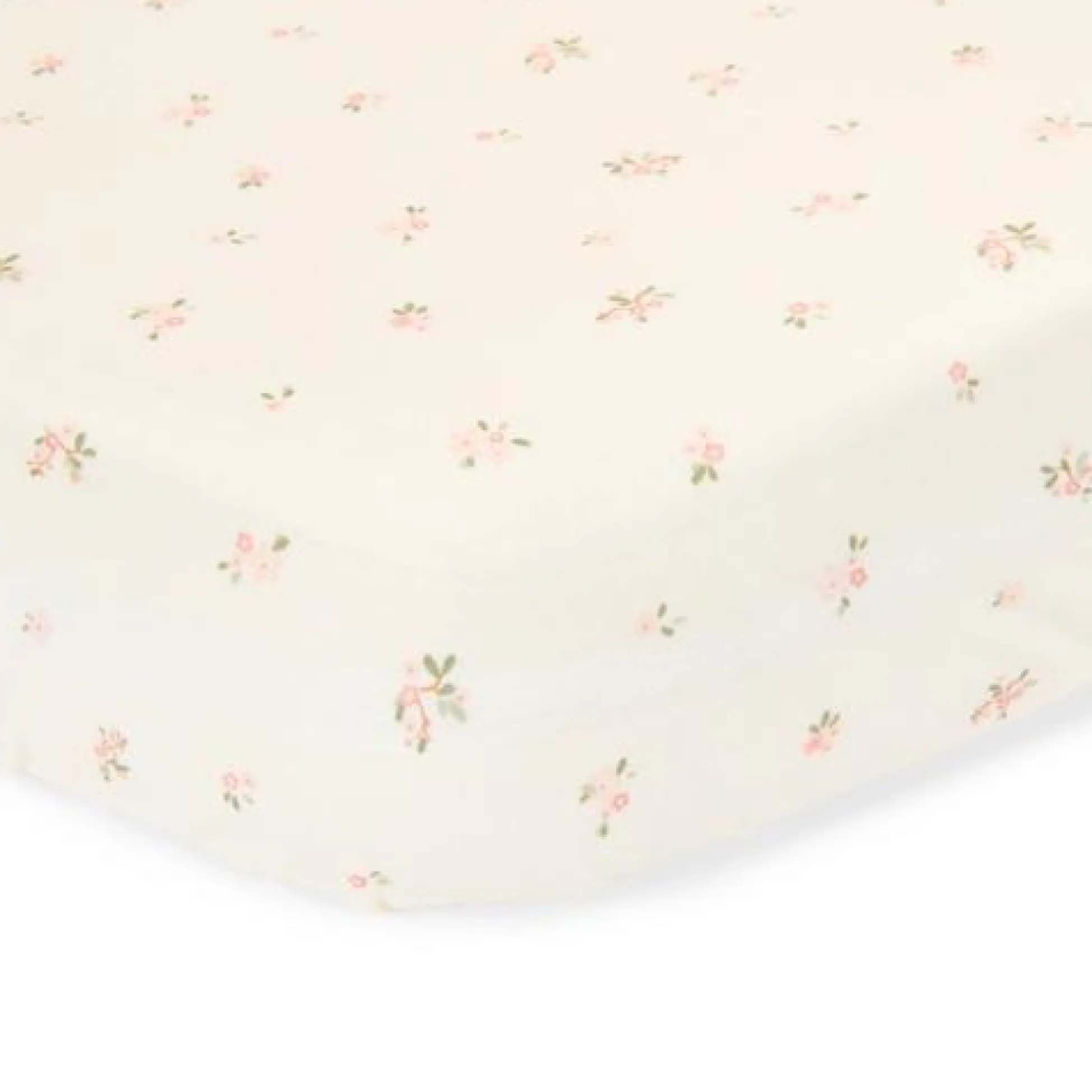 Crib fitted sheet - White - Fairy Garden - Fairy Blossom
