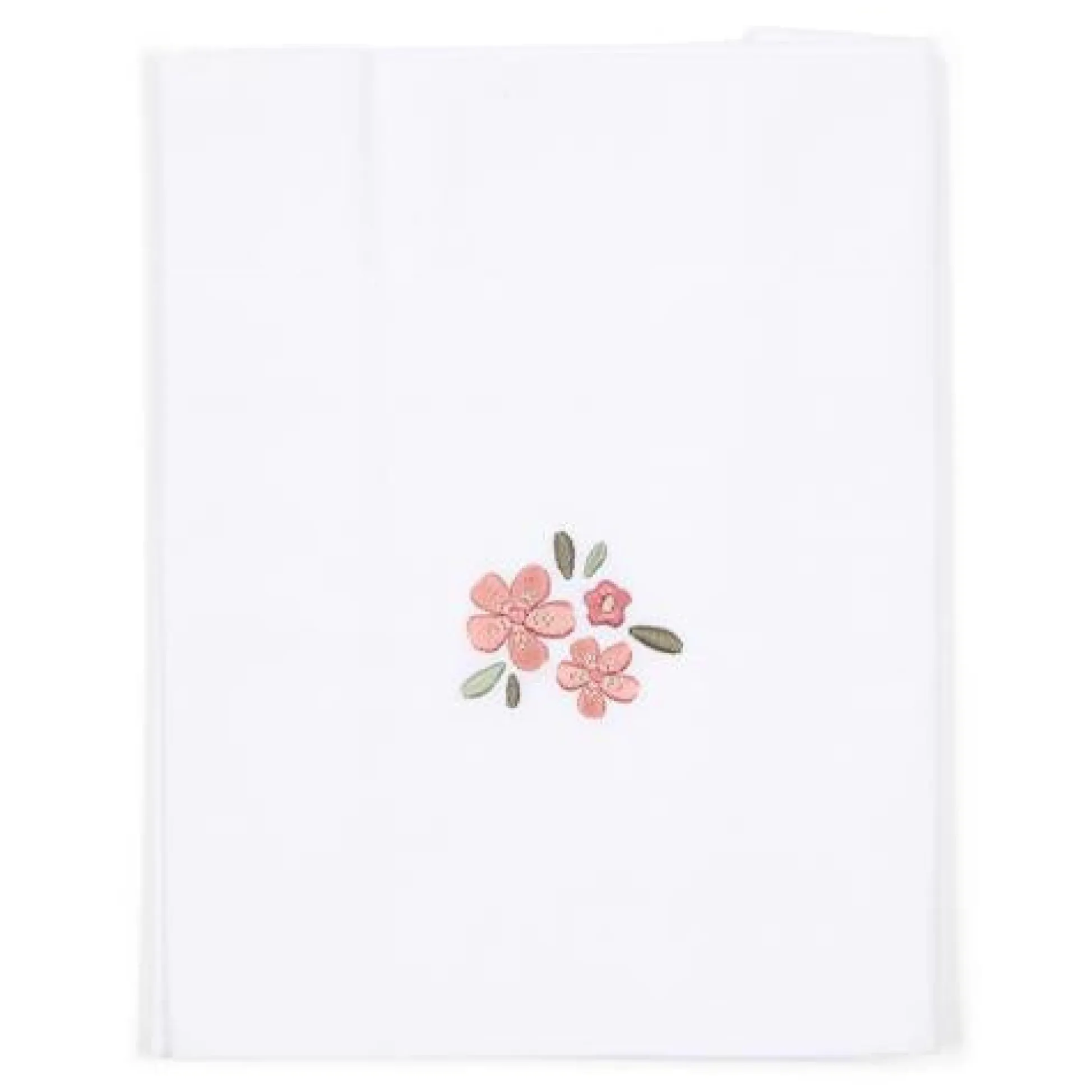 Crib Sheet - White - Fairy Garden - Fairy Flowers