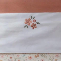 Crib Sheet - White - Fairy Garden - Fairy Flowers