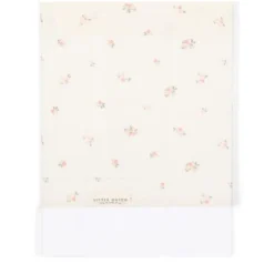 Crib -sheet - white - fairy garden - fairy blossom