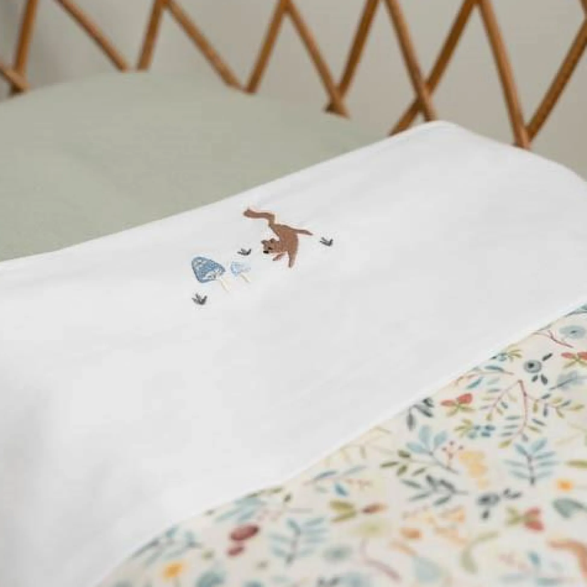 Crib sheet - White - Forest Friends