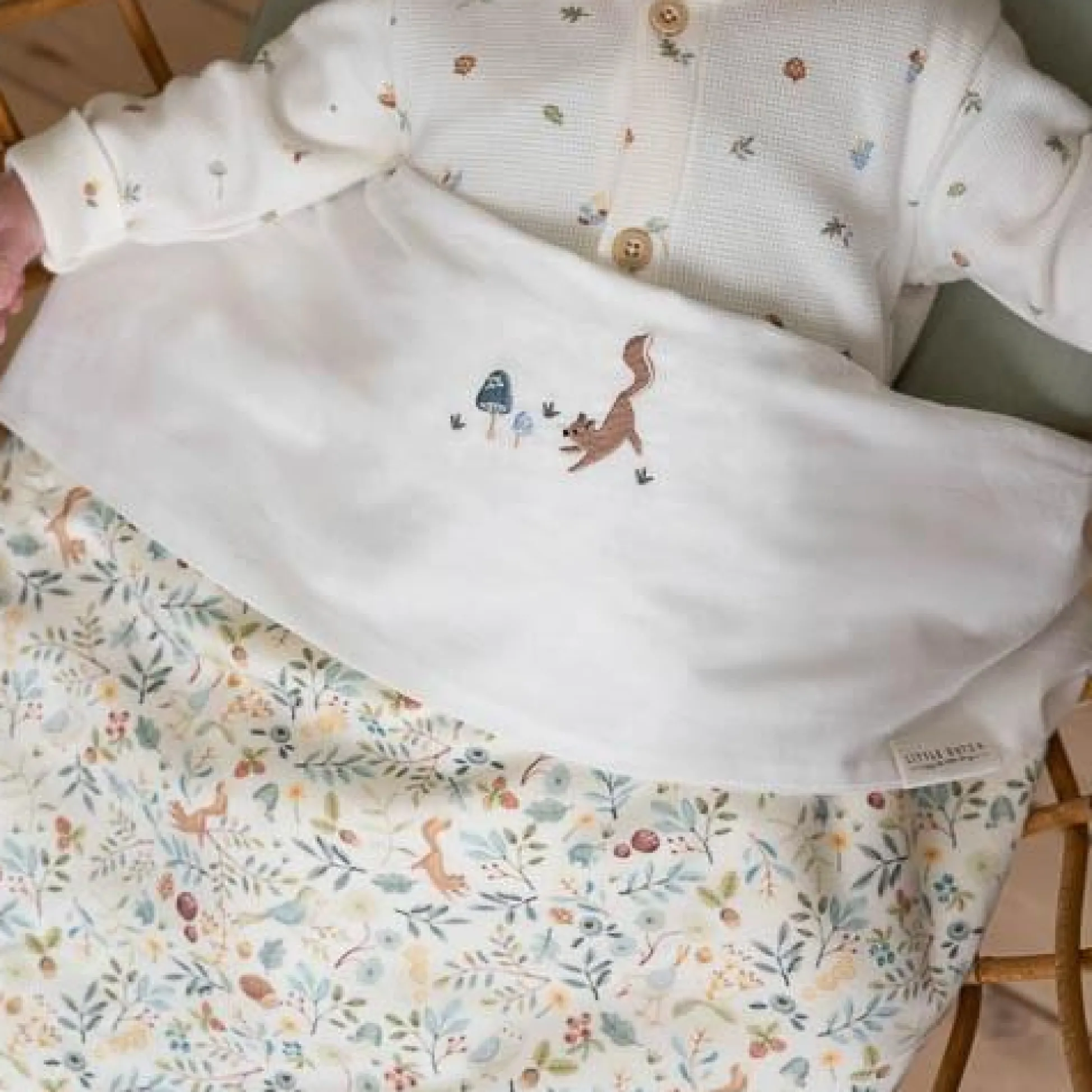 Crib sheet - White - Forest Friends