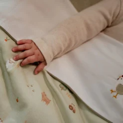 Crib sheet - White - Little Farm - Little Goose
