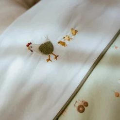 Crib sheet - White - Little Farm - Little Goose