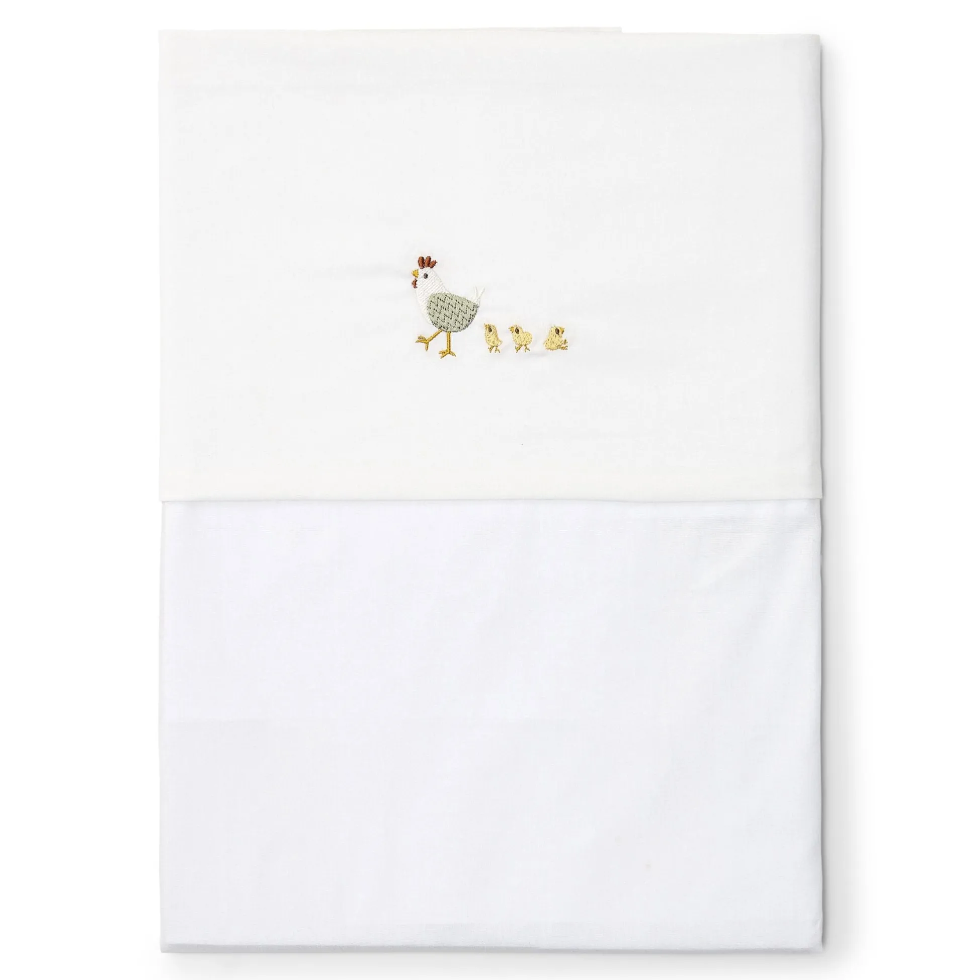 Crib sheet - White - Little Farm - Little Goose