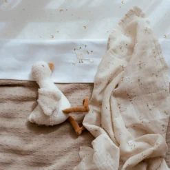 Crib sheet - White - Newborn Naturals - Little Goose