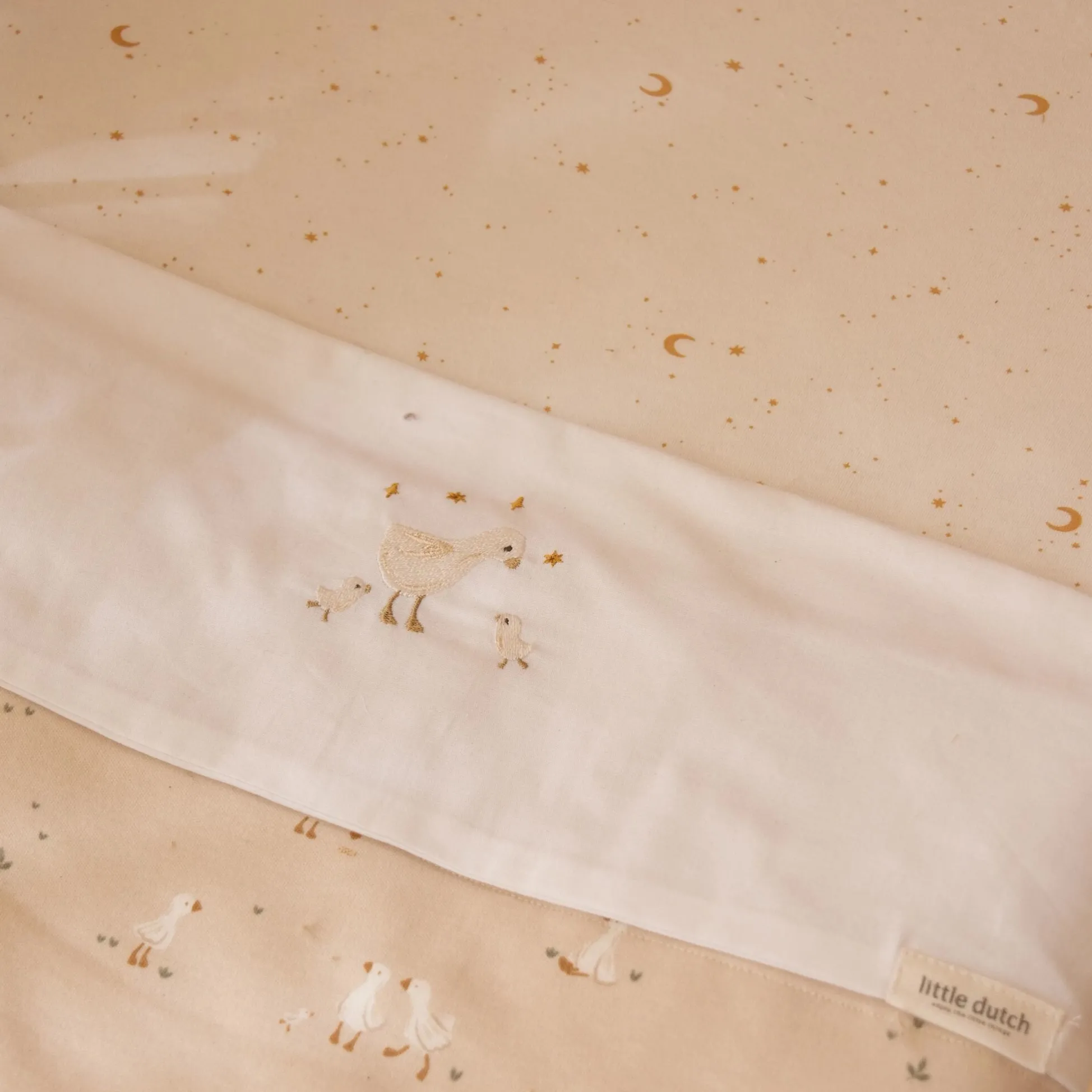 Crib sheet - White - Newborn Naturals - Little Goose