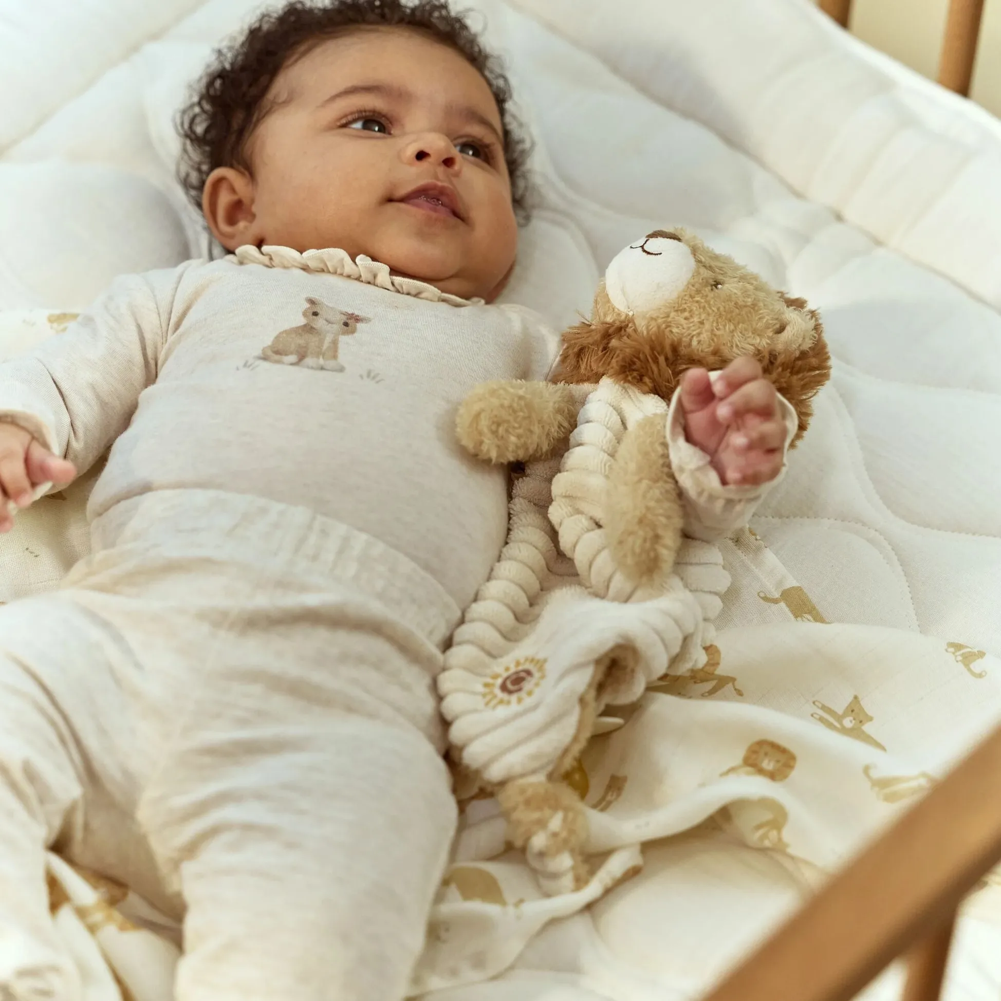 Cuddle cloth Lion - Yellow