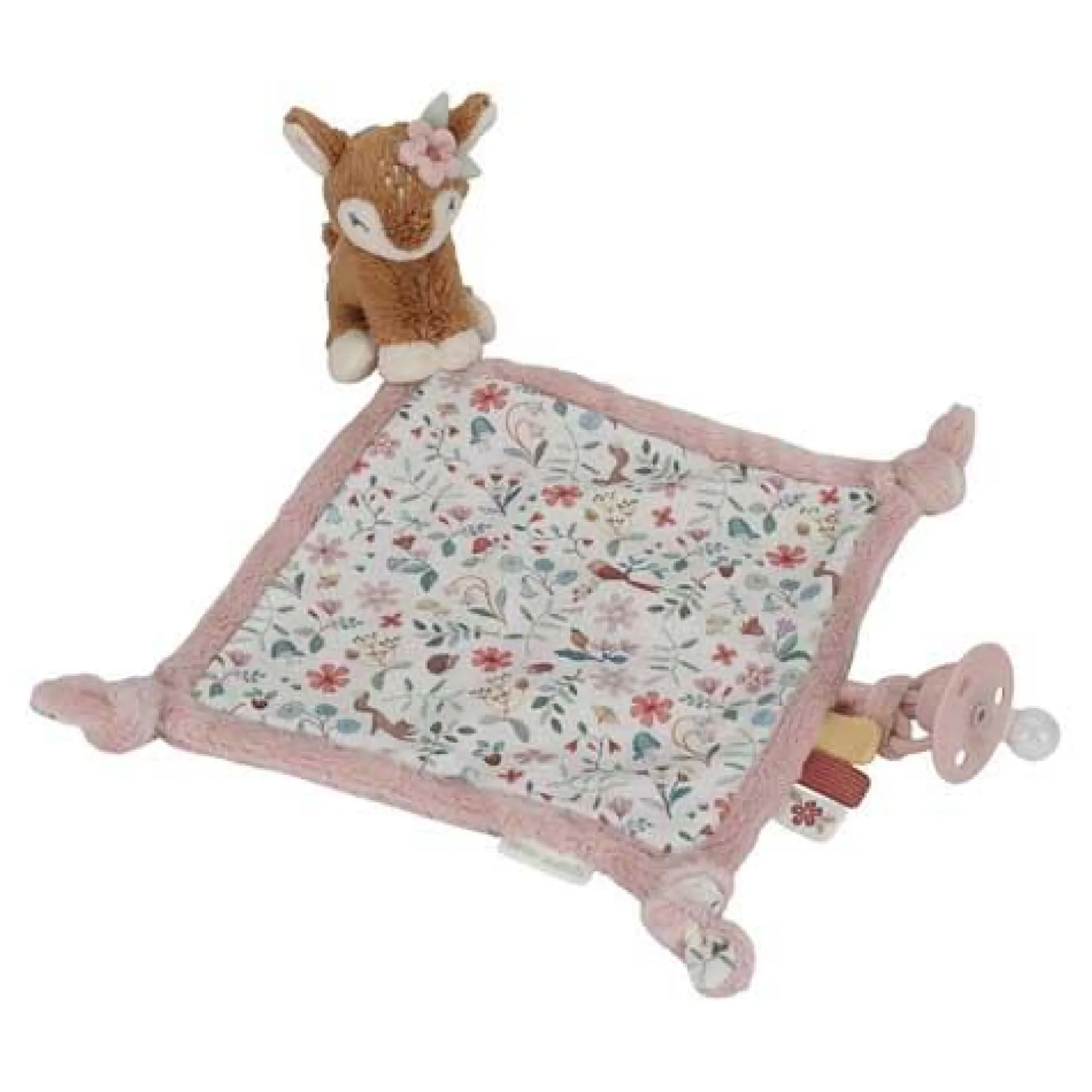 Cuddle cloth print Deer - Fairy Garden - Pink - Fairy Garden