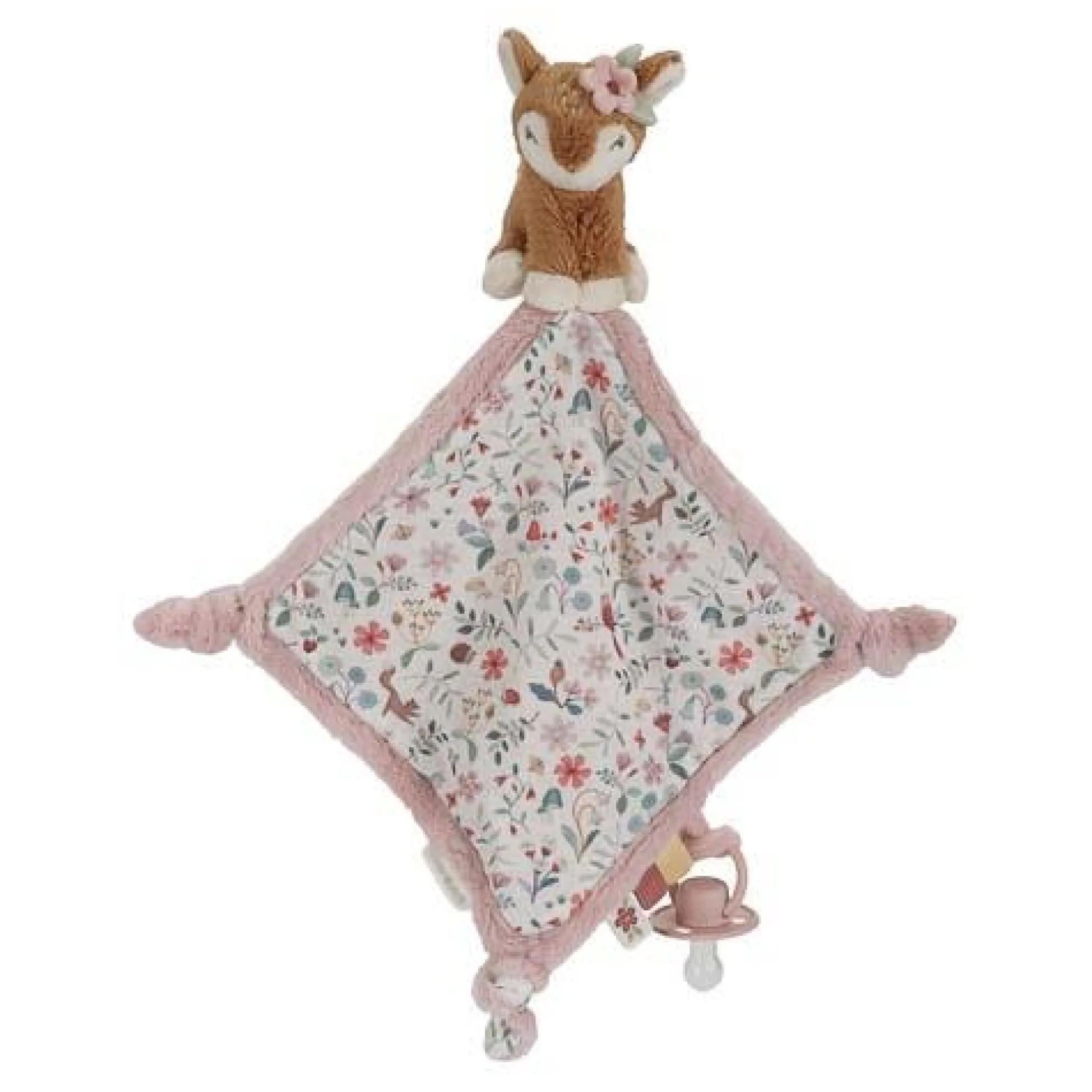 Cuddle cloth print Deer - Fairy Garden - Pink - Fairy Garden
