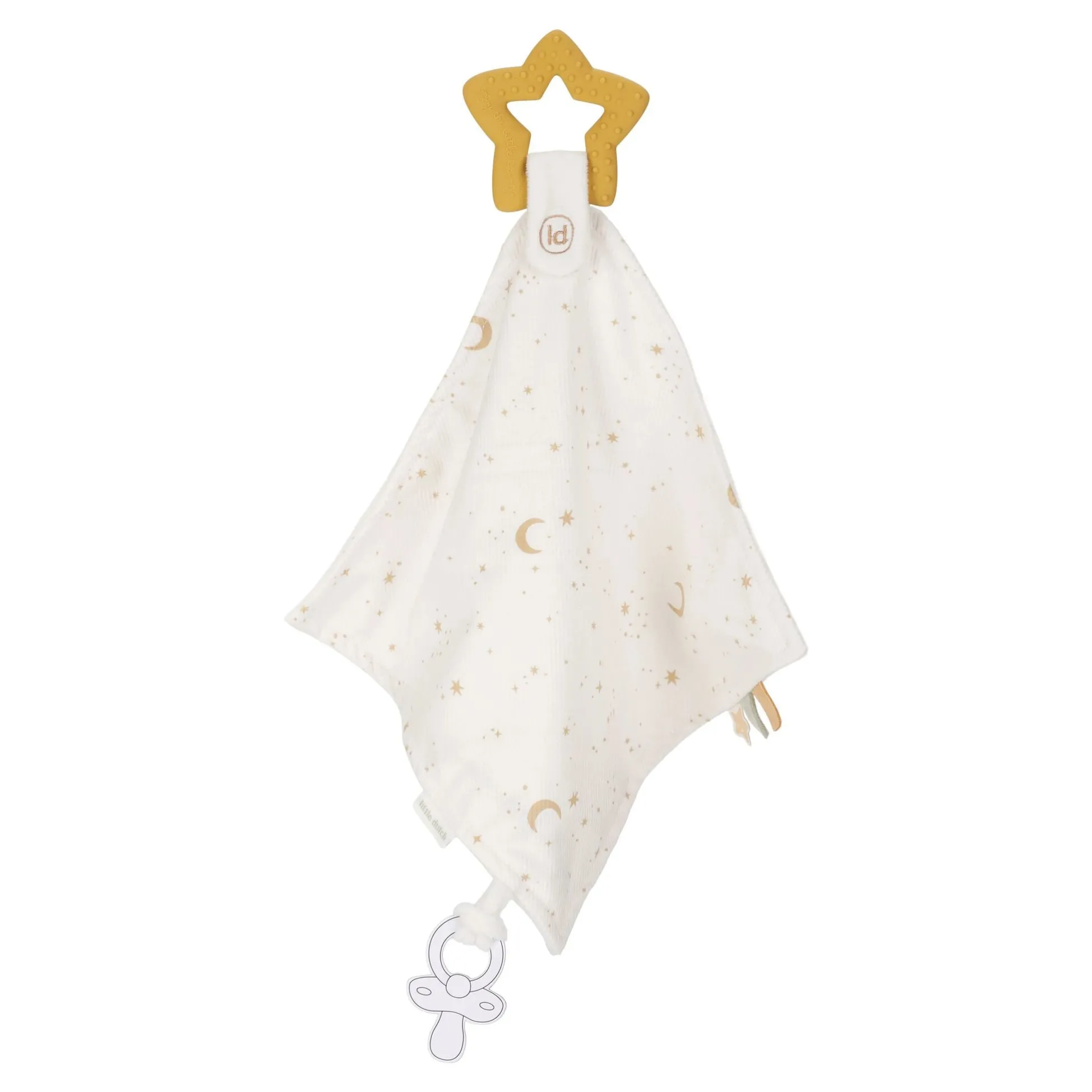 Cuddle cloth with teething ring - Newborn Naturals