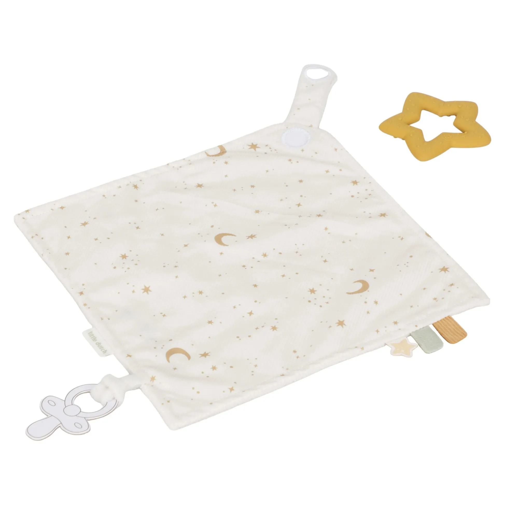 Cuddle cloth with teething ring - Newborn Naturals