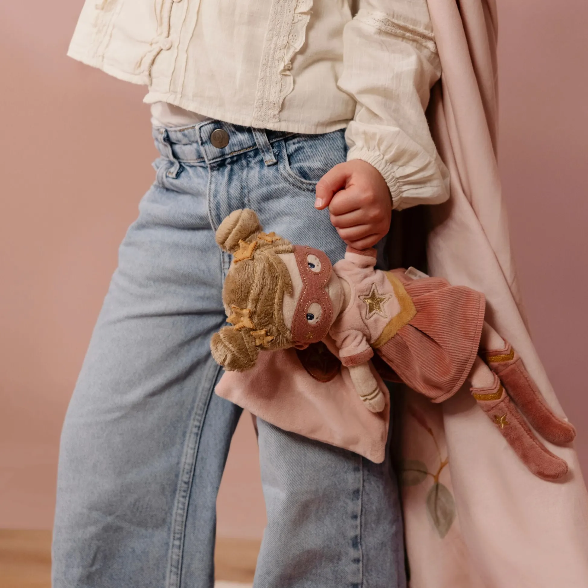 Cuddle Doll Superhero Rosa - 35 cm