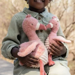 Cuddly toy Flamingo - Pink - 17 cm