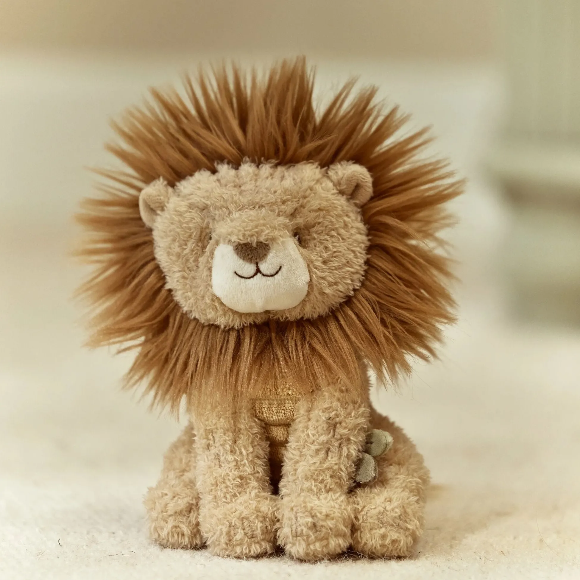 Cuddly toy Lion - Yellow - 17 cm