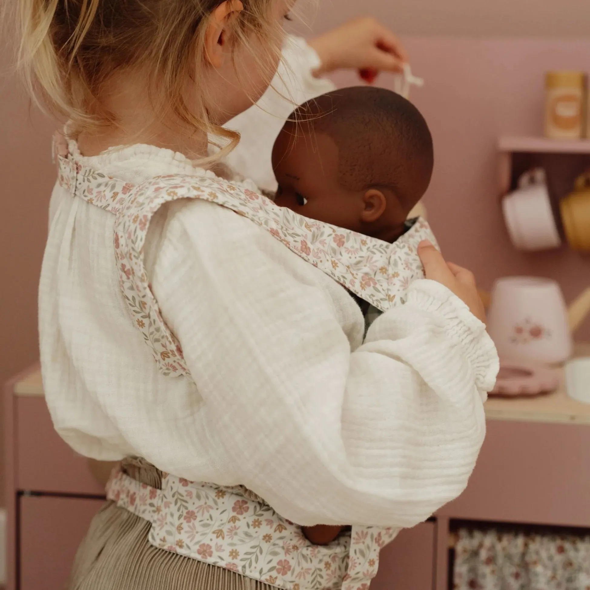 Doll carrier – Multicolored – Essentials – Soft Flowers